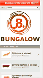 Mobile Screenshot of bungalowrestaurant.com