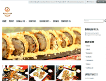 Tablet Screenshot of bungalowrestaurant.com